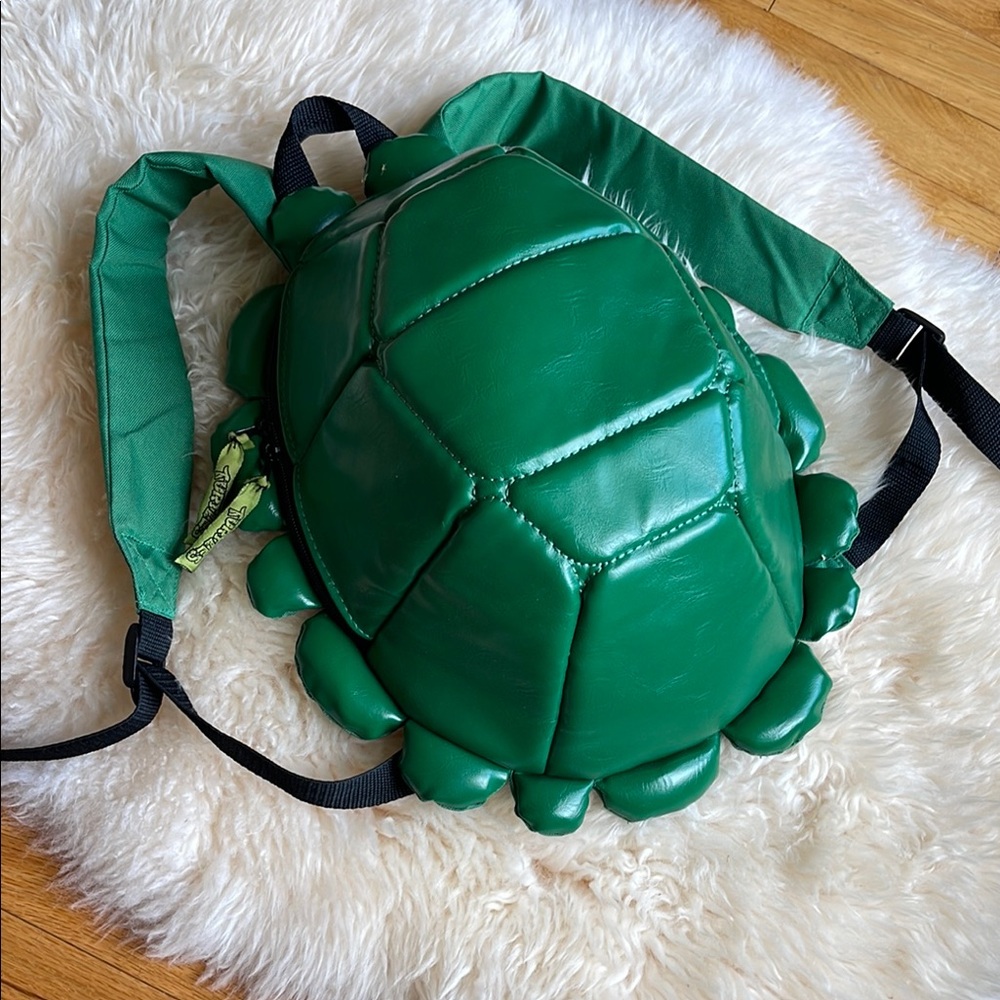 Nickelodeon Green Turtles Shell Backpack